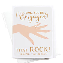 Load image into Gallery viewer, OMG You're Engaged Greeting Card