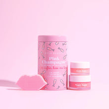 Load image into Gallery viewer, Pink Champagne Lip Care Set + Lip Scrubber