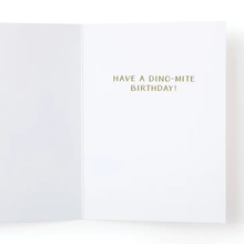 Load image into Gallery viewer, Dinosaur Birthday Greeting Card