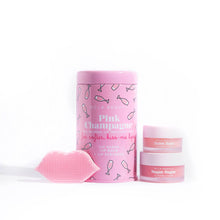 Load image into Gallery viewer, Pink Champagne Lip Care Set + Lip Scrubber