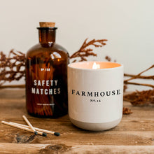 Load image into Gallery viewer, Farmhouse Soy Candle | Stoneware Candle Jar