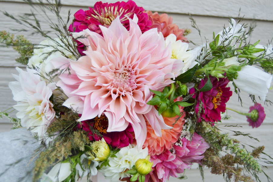 Summer Blooms with Dahlias