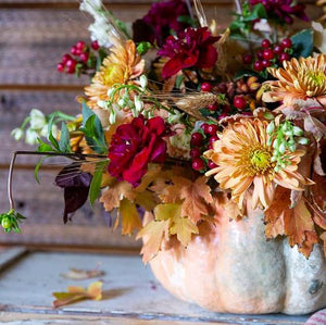 Fall Pumpkin Centerpiece Workshop: 10/28