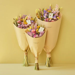 Dried Flowers Field Bouquet - Blossom Lilac