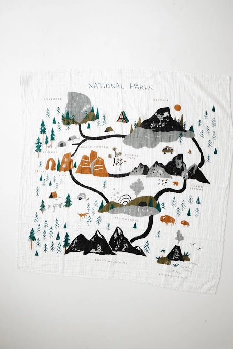 National Parks Baby Swaddle