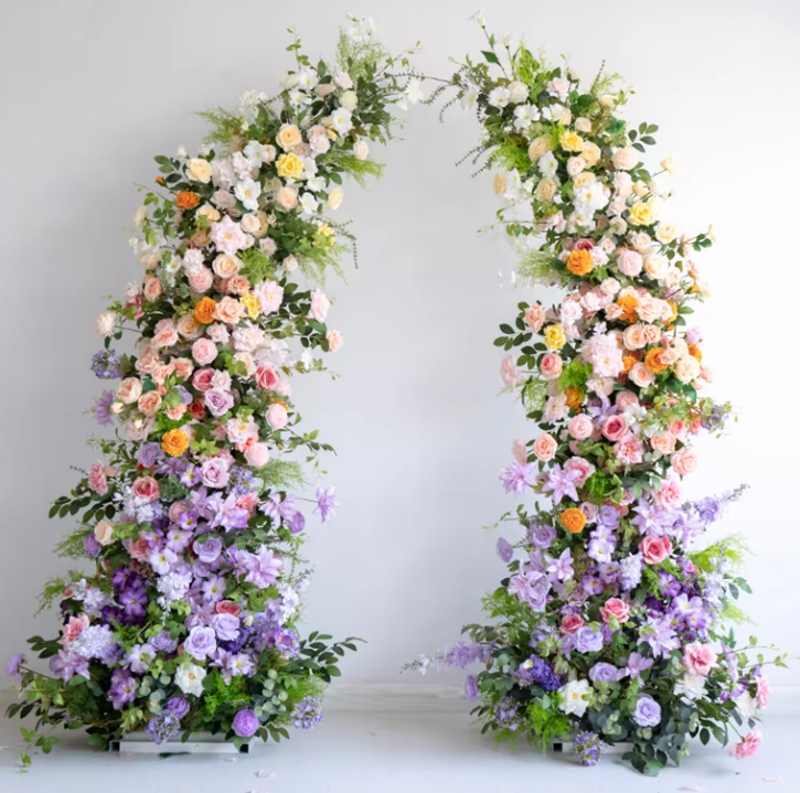 Oasis Pastel Split Flower Arch