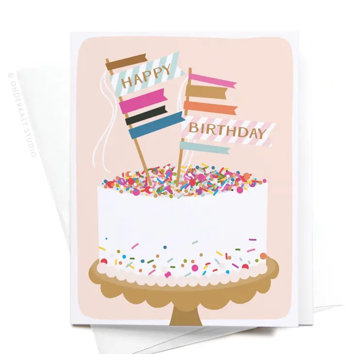 Birthday Cake Greeting Card