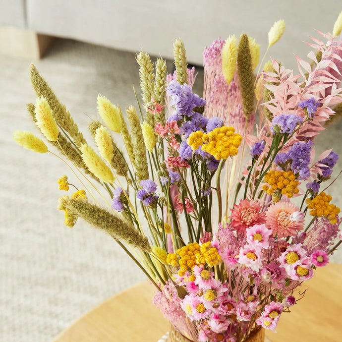 Dried Flowers Field Bouquet - Blossom Lilac