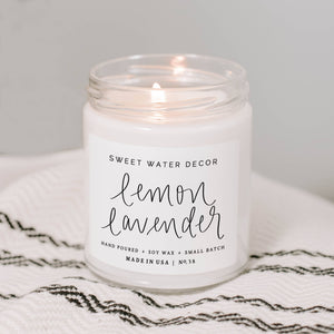 Lemon Lavender Soy Candle