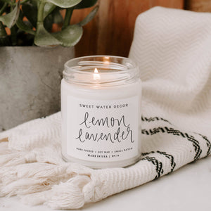 Lemon Lavender Soy Candle