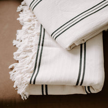 Load image into Gallery viewer, Kate Turkish Throw Blanket - Two Stripe