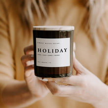 Load image into Gallery viewer, Holiday Soy Candle | 11 oz Amber Jar Candle