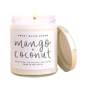 Mango and Coconut Soy Candle